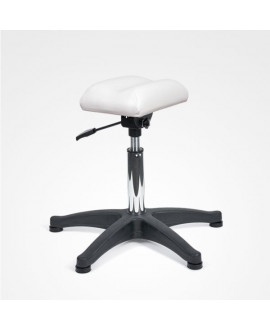 Taburete pedicura Alcina blanco