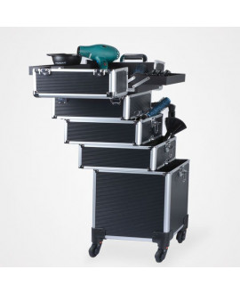 Maletín peluquería Space negro 2