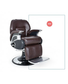 Sillón de barbero Argos color marrón