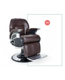 Sillón de barbero Argos color marrón