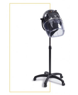 Secador de casco 2V negro