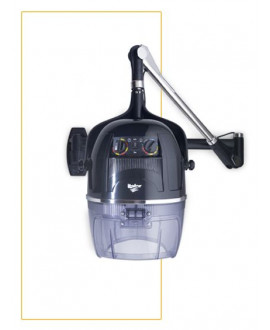 Secador de casco 2V aéreo negro