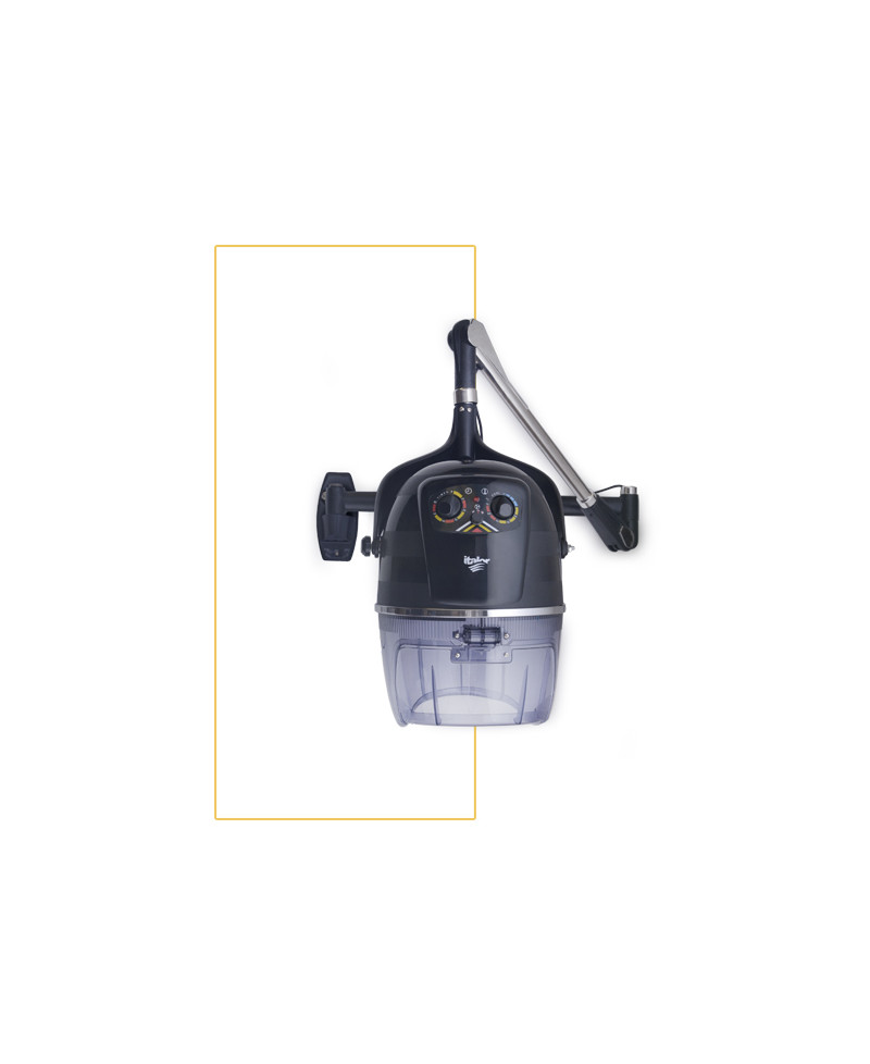 Secador de casco aéreo 3V negro