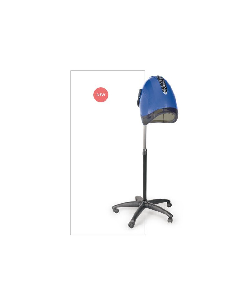 Secador de casco 3V iónico azul