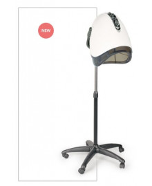 Secador de casco 3V iónico blanco