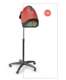 Secador de casco 3V iónico rojo