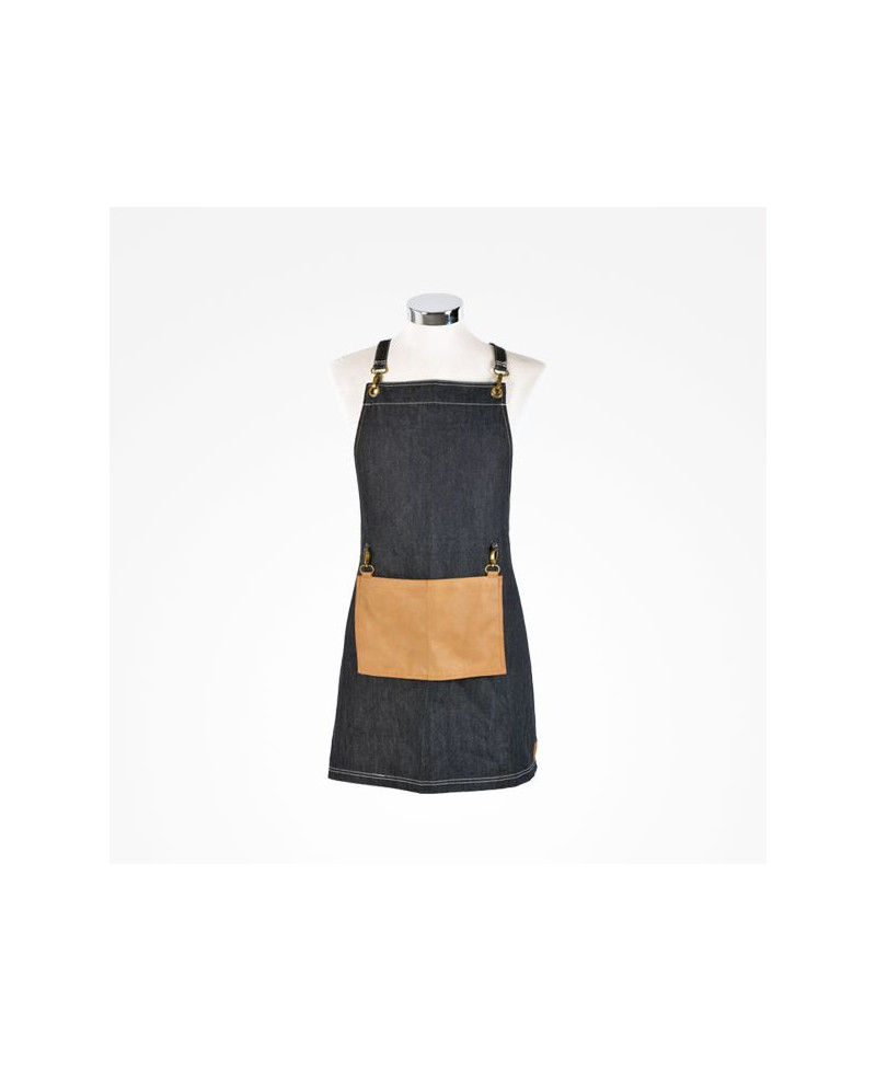 Delantal de barbero Denim