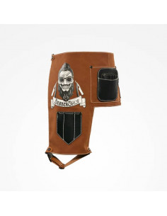 Cinturón barbero Hipster Skull 2