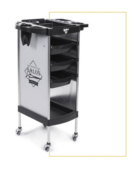 Carro peluquería Gamma color gris