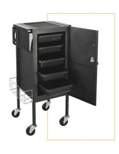 Carro peluquería Delta color negro