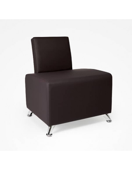 Sillón de peluqería Selene color marrón
