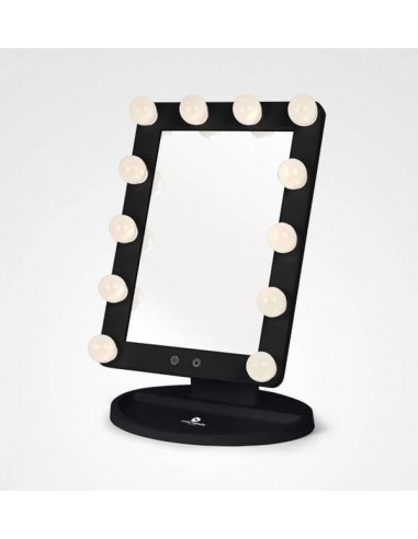 Tocador maquillaje Light Stage color negro