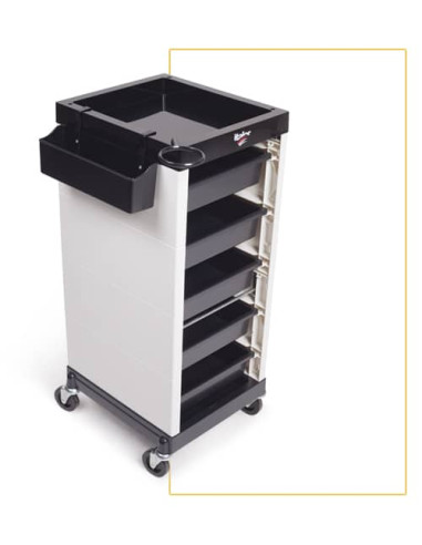 Carro peluquería Planet color blanco