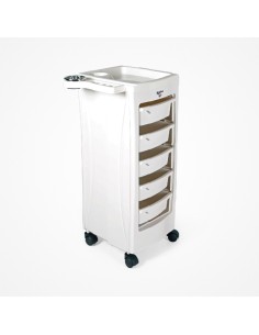 Carro peluquería modelo Thalia color negro. 2