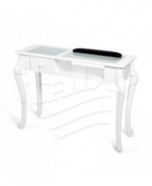Mesa manicura Luna blanco