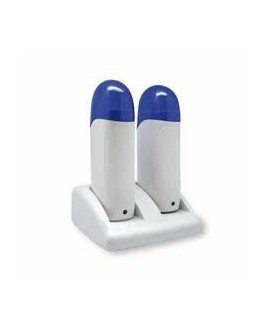 Calentador de cera roll-on doble