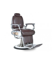 Sillón de barbero Centaurus color marrón