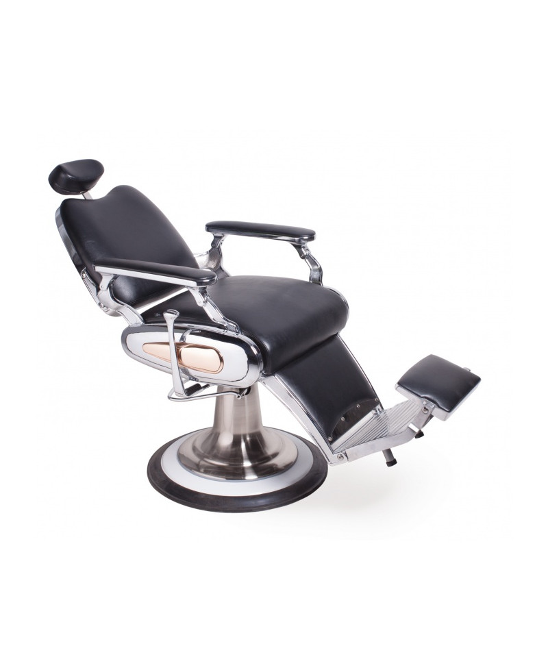 Sillón de barbero Centaurus color negro