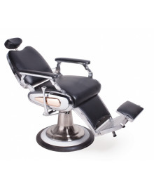Sillón de barbero Centaurus color negro