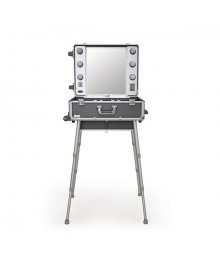 Maletín maquillaje portátil negro