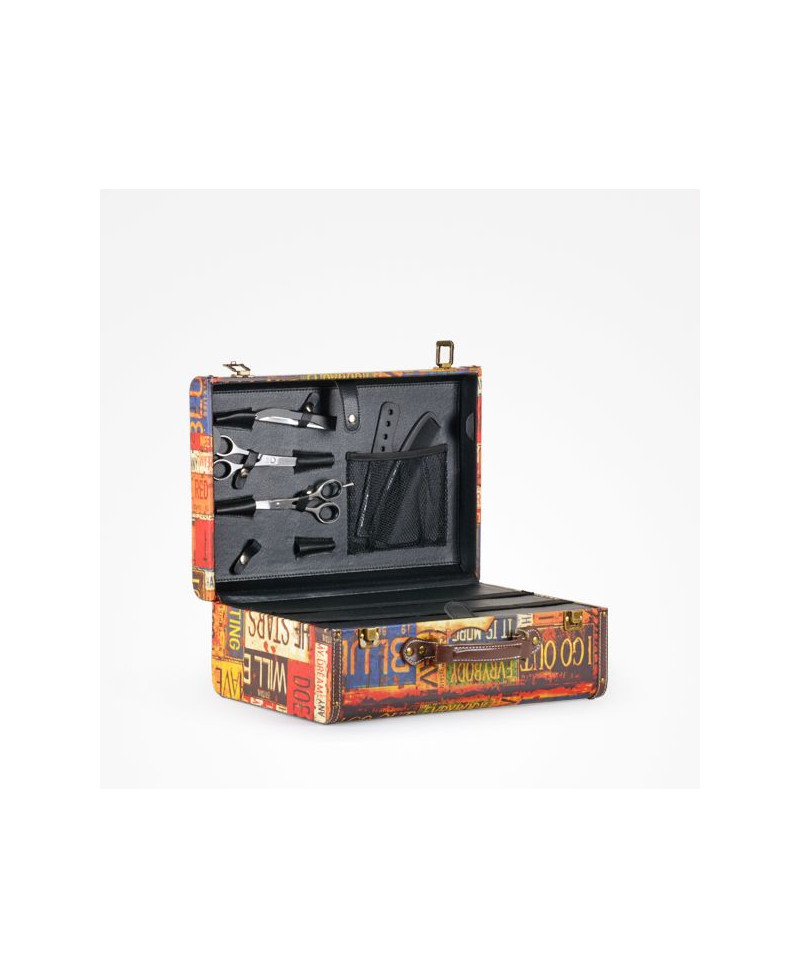 Detalle maletín peluquería Route 66