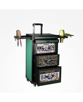 Maletín peluquería profesional Country Green 2