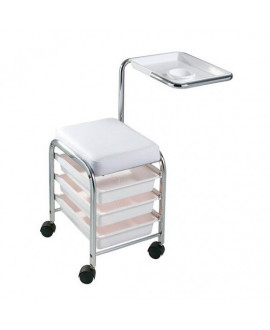 Carrito manicura Mani color blanco